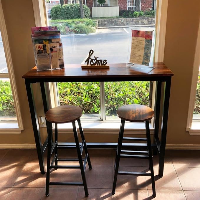 Mr IRONSTONE Bar Table, for Narrow Space, Living Room - Image 7