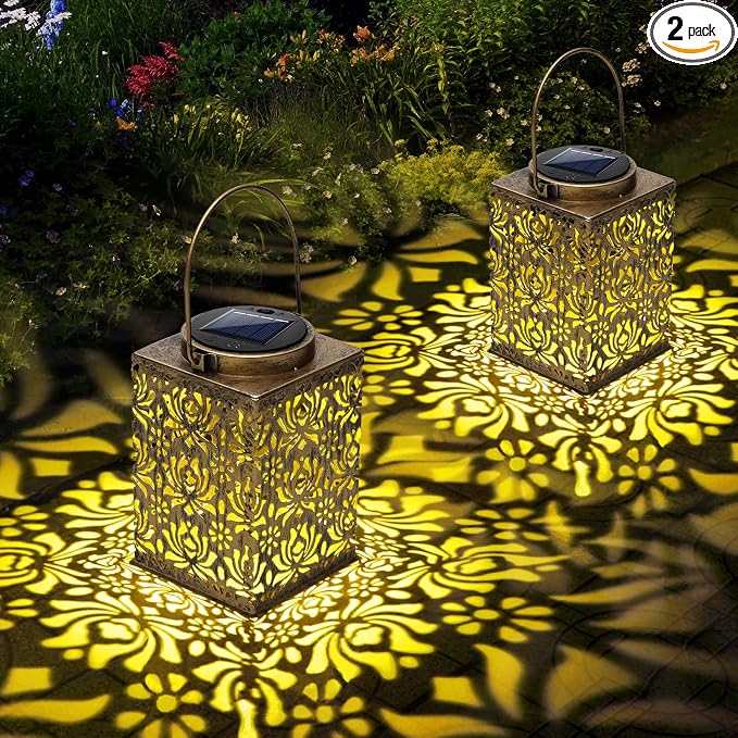 2 Pack Bronze Solar Lanterns by LightYourLife