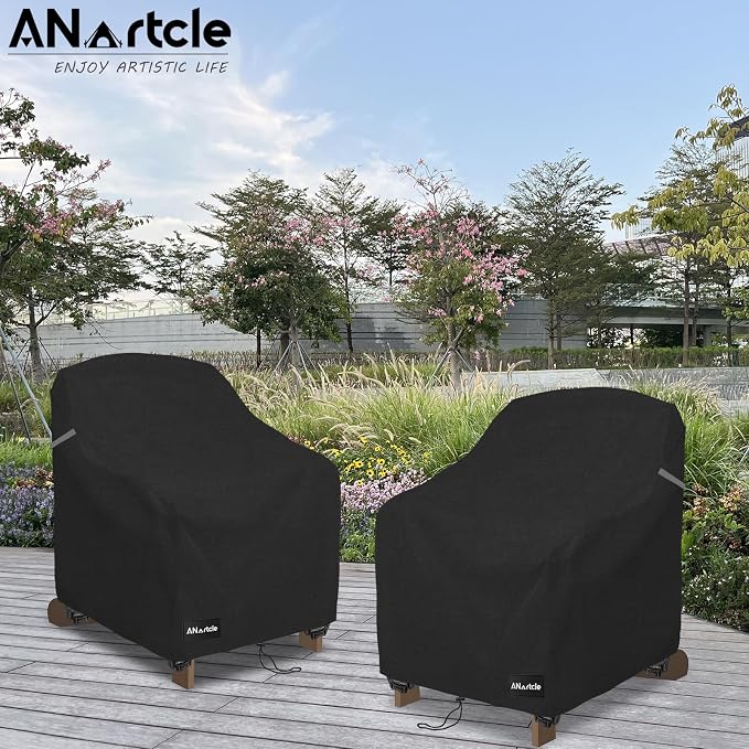 Patio Chair Covers, 600D Waterproof Heavy Duty Outdoor Lawn Patio Furniture - Image 8