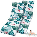 2 Pcs Indoor Outdoor Chaise Lounge Cushions 72 x 22 Inches Sponge Bench Outdoor by SmoothNovelty