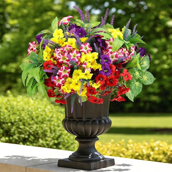 HOHOTIME 21 Bundles Artificial Flowers by HOHOTIME