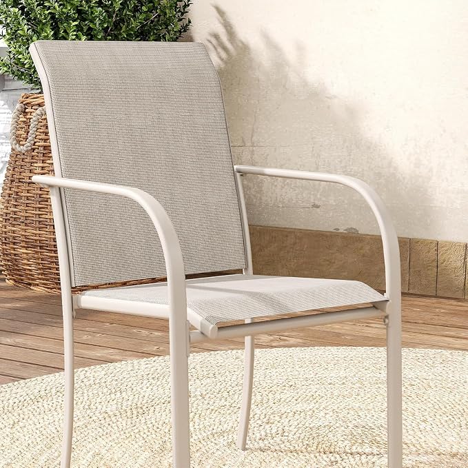 VICLLAX Patio Dining Set for 8, Outdoor Furniture Set Includes 53" Round Patio - Image 7
