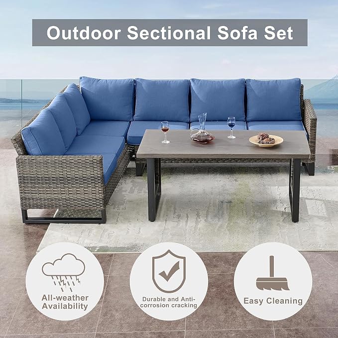 Patio Sectional Furniture Set - Image 4