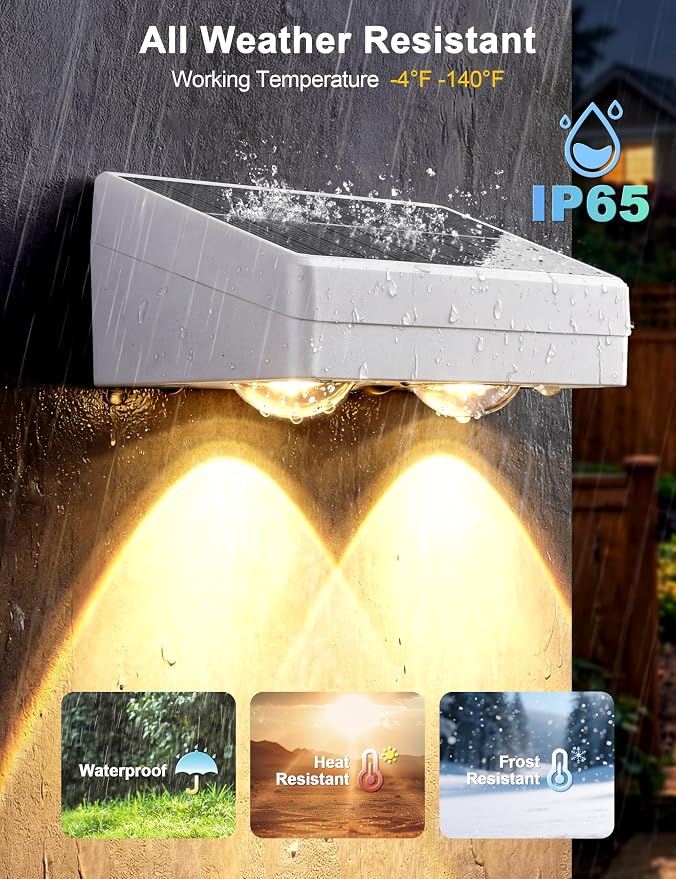 Solar Fence Lights Outdoor - Image 4