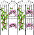 4 Pack 86.2x19.7in Metal Garden Trellis by ZBPRESS