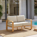 CHITA Aluminum Outdoor Loveseat Sofa, Patio Furniture by CHITALIVING