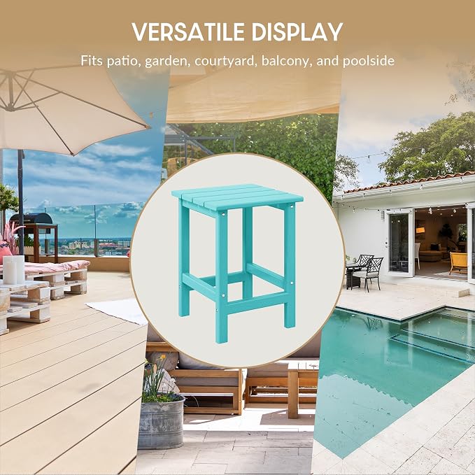 WestinTrends Malibu Square Outdoor Side Table - Image 8