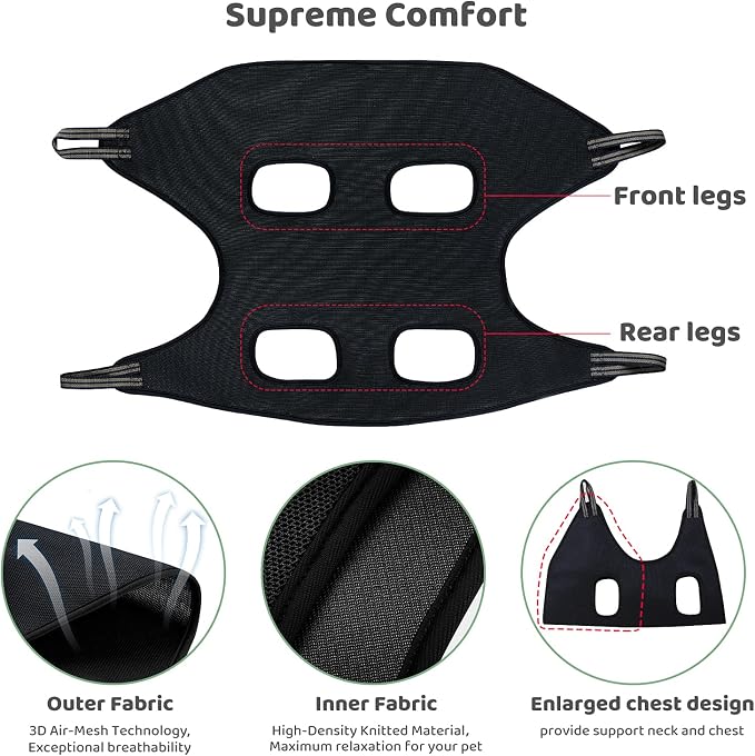 Guzekier Pet Dog Grooming Hammock Harness - Image 2