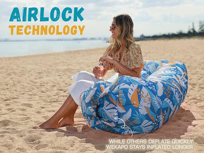 WEKAPO Inflatable Couch Air Lounger Chair - Image 5