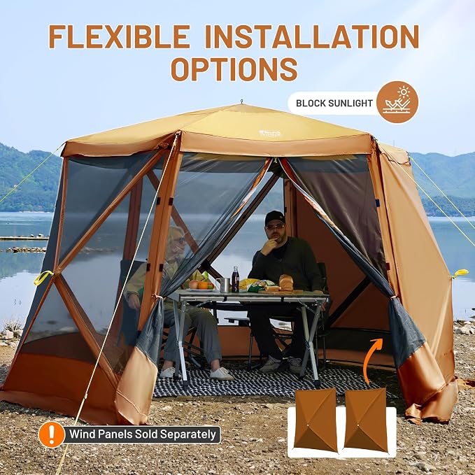 TIMBER RIDGE Easy Pop Up Gazebo Canopy Tent - Image 6