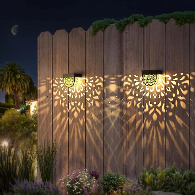 Solar Fence Lights Wall lihgts Outdoor Decorations 6 Pack Solar Step Lights - Image 8