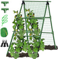 A-Frame Metal Garden Trellis Set by JK-GMTE