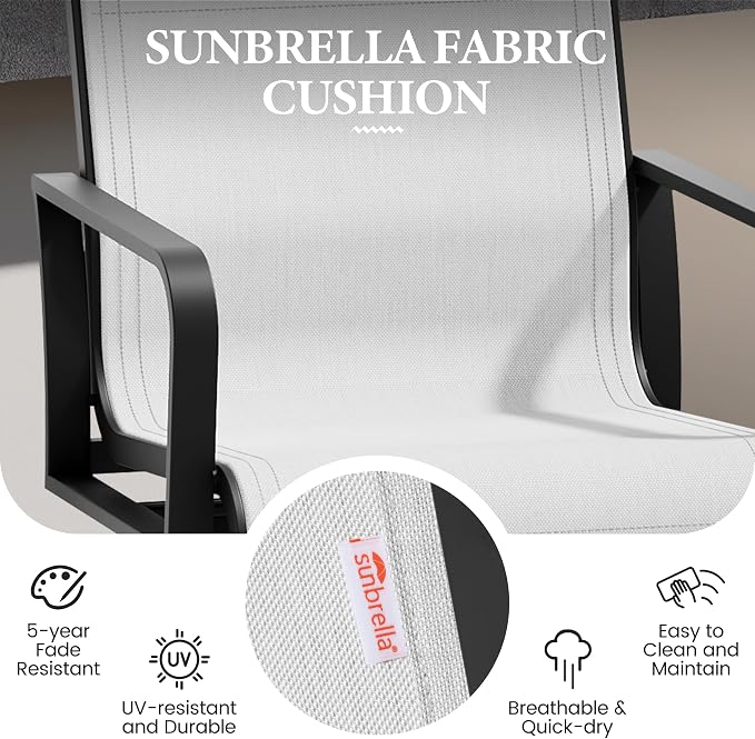 Crestlive Products Outdoor Swivel Bar Stools - Image 3