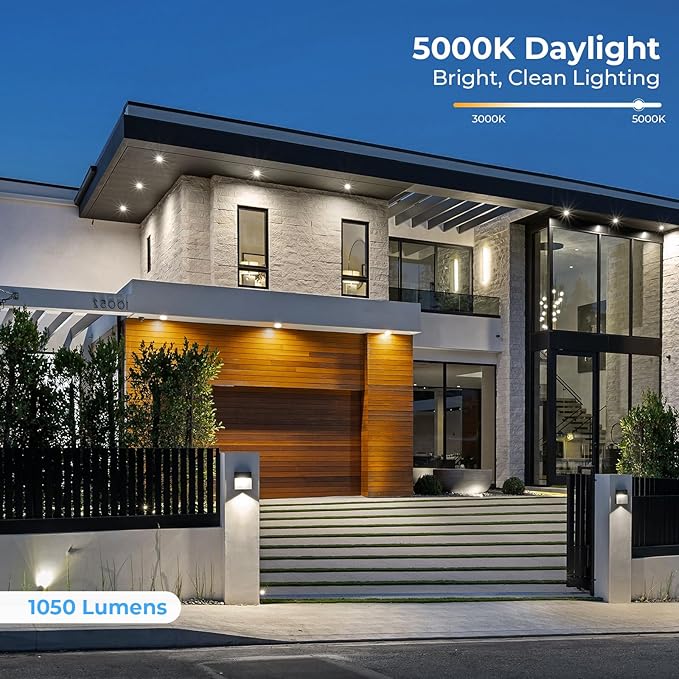 PAR38 LED Outdoor Flood Light Bulbs, 100W Equivalent, 5000K Daylight White - Image 3