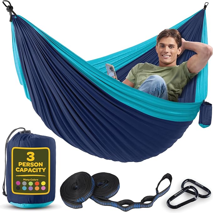 Durable Hammock 550 lb Capacity, Nylon Camping Hammock Chair by Sewanta