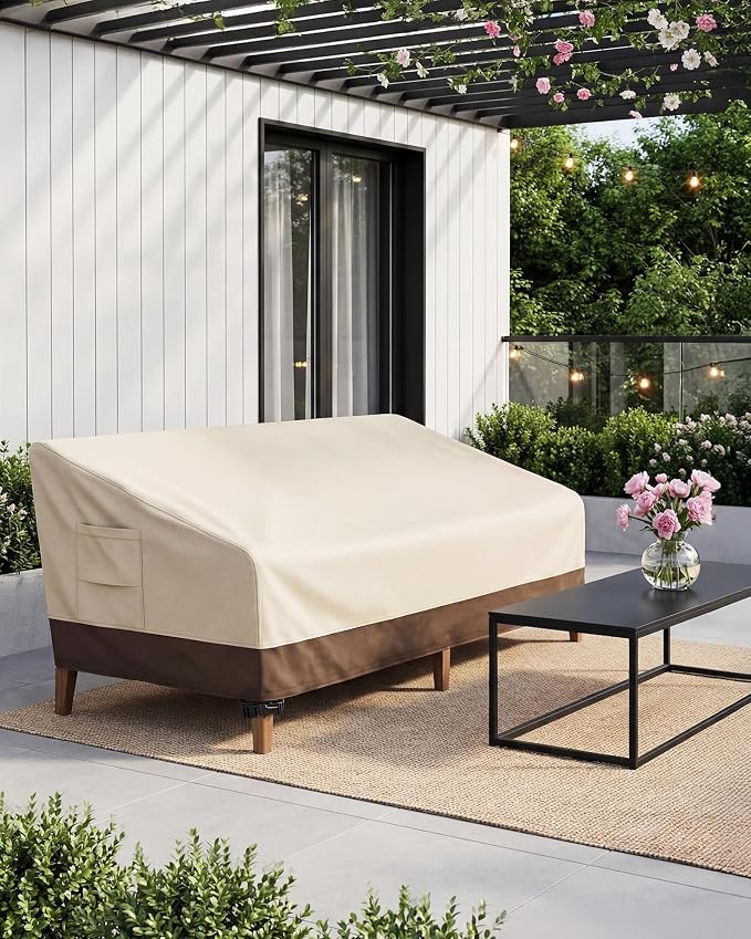 Vailge Heavy Duty Patio Sofa Cover, 100% Waterproof 3-Seater Outdoor Sofa Cover - Image 7