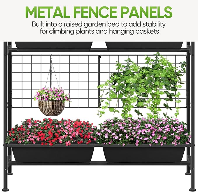 CADUKE Raised Garden Bed, Garden Raised Planter Box - Image 3