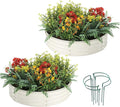 Galvanized Metal Planter Round Raised Garden Bed Kit by ZFHgarden