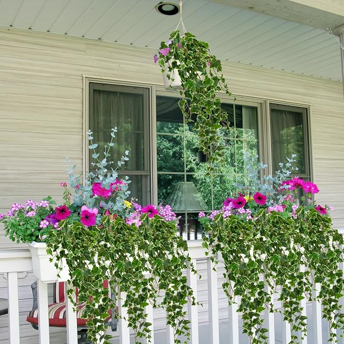 Hollyone Artificial Hanging Plants 36" Fake Ivy Vine Faux Ivy Leaves Hanging - Image 5