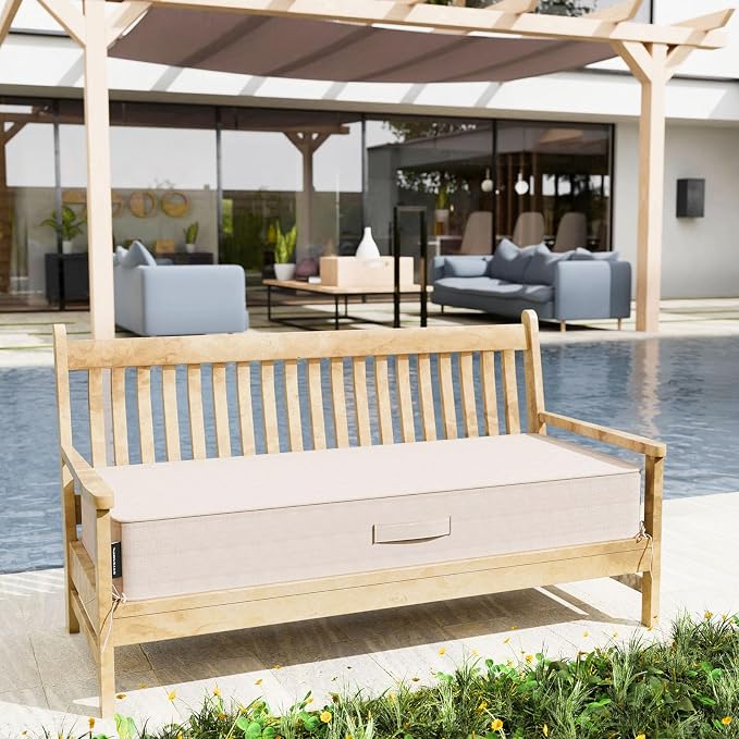 Outdoor Water-Resistant Olefin Chaise Lounge Cushions - Image 2