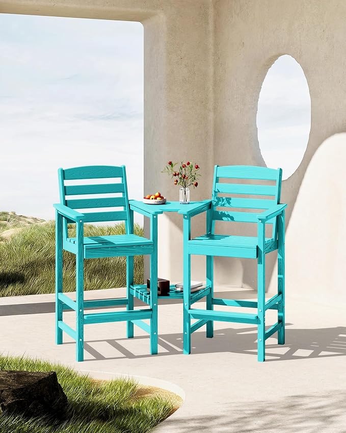 SERWALL Tall Adirondack Chairs Set of 2 - Image 2