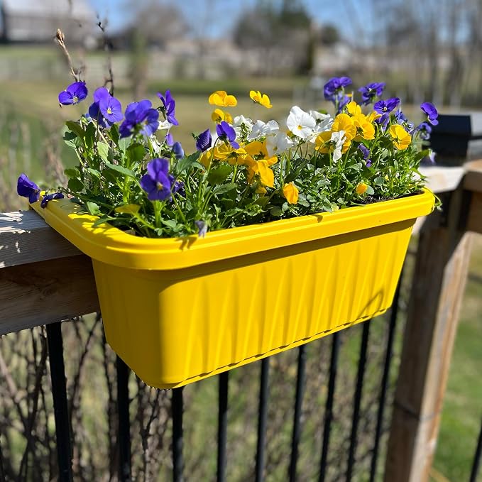 Apollo Exports International 20" Adjustable Railing Planter - Image 8