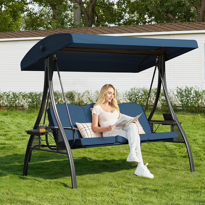 3-in-1 Convertible Outdoor Swing by Oungelark