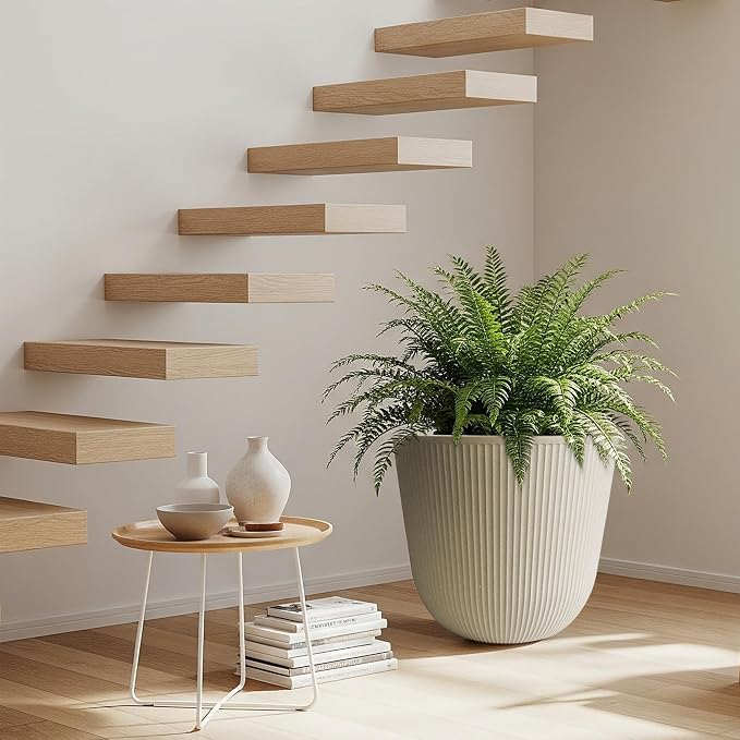WORTH Garden Round Large Planter Pot 1-Pack - Image 3