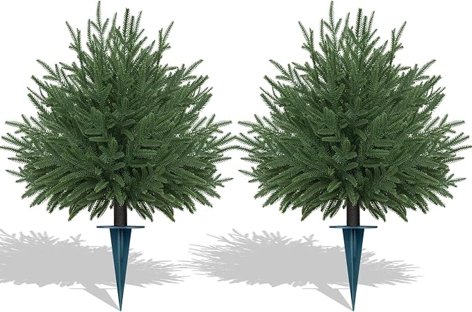Artificial Norfolk Topiary Cedar Trees by FEELTHENEWWORLD