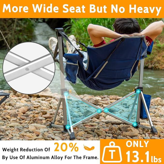 Romswi 2-Pack Aluminum Hammock Chair - Image 6