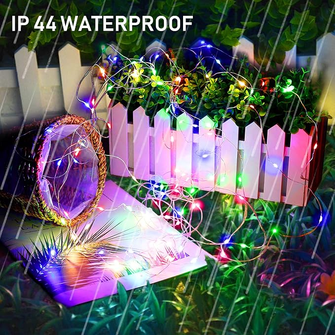 TW SHINE Multi Color Solar String Lights Outdoor, Total 160 FT 480 LED Solar - Image 2