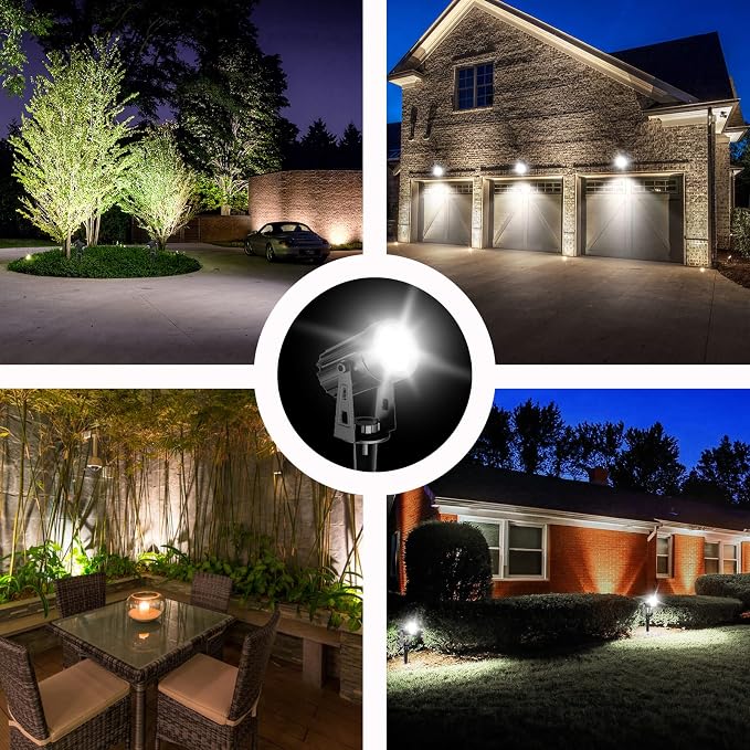 T-SUN Solar Spotlights Outdoor Waterproof, 2-in-1 Solar Landscape Spotlights - Image 7