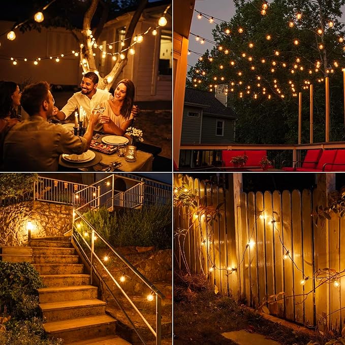 Outdoor String Lights – 50ft Connectable Patio Lights - Image 5