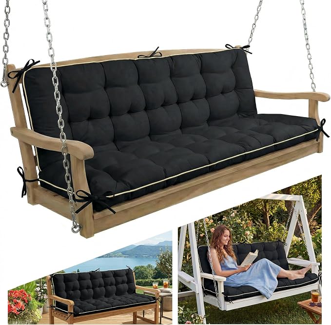 AS AWESLING 60×40 INCH Oxford Fabric Swing Cushions by ASAWESLING