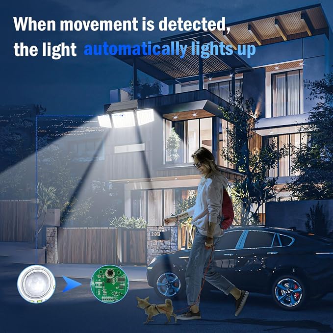 2500LM Solar Lights Outdoor - Image 7