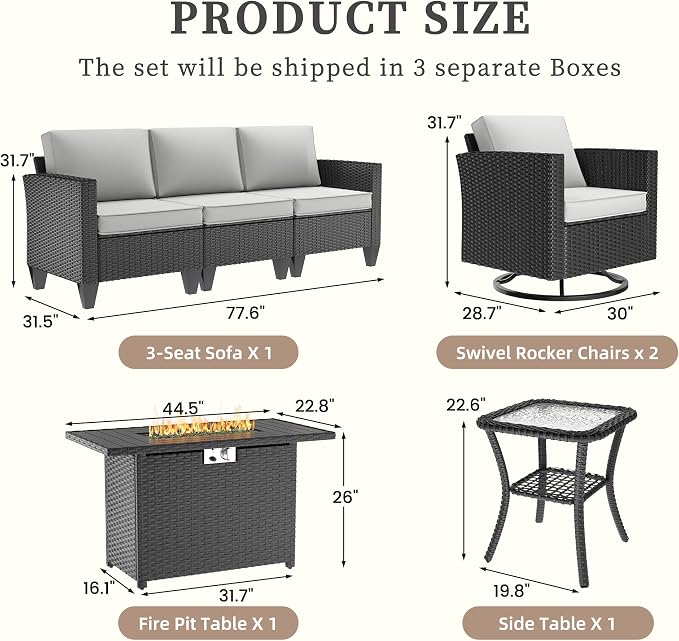 UDPATIO Patio Furniture Set - Image 2