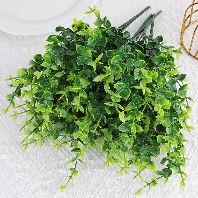 AGIRL 24 Bundles Fake Plants Greenery Stems, Artificial Plants - Image 3