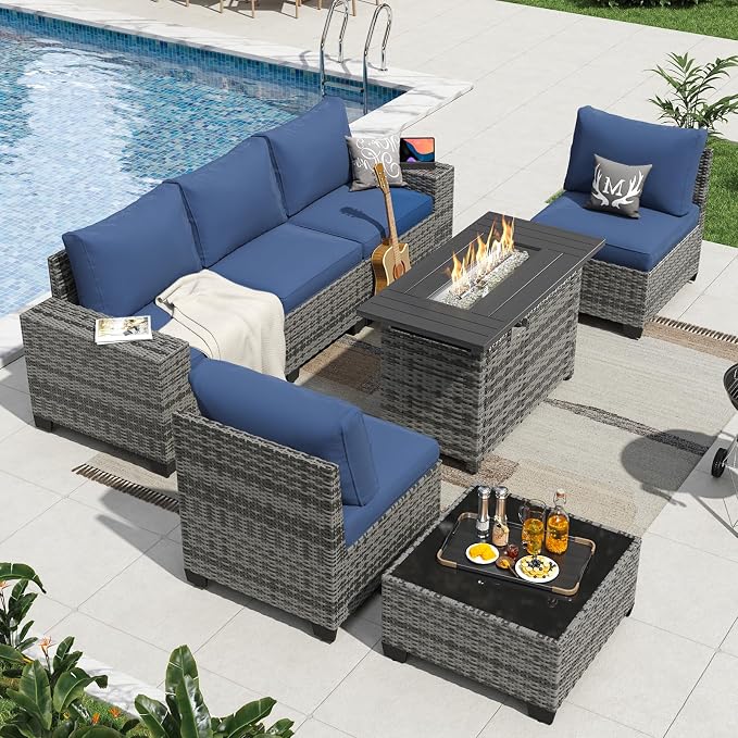 Aoxun 7 Pieces Patio Furniture Set - Image 2