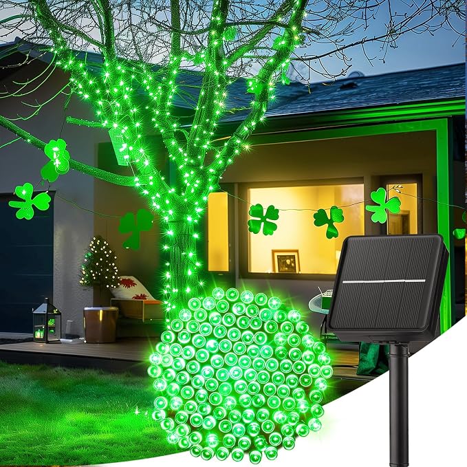 Minetom Solar String Lights Outdoor, 40FT 100 LED String Lights Solar Powered by Minetom
