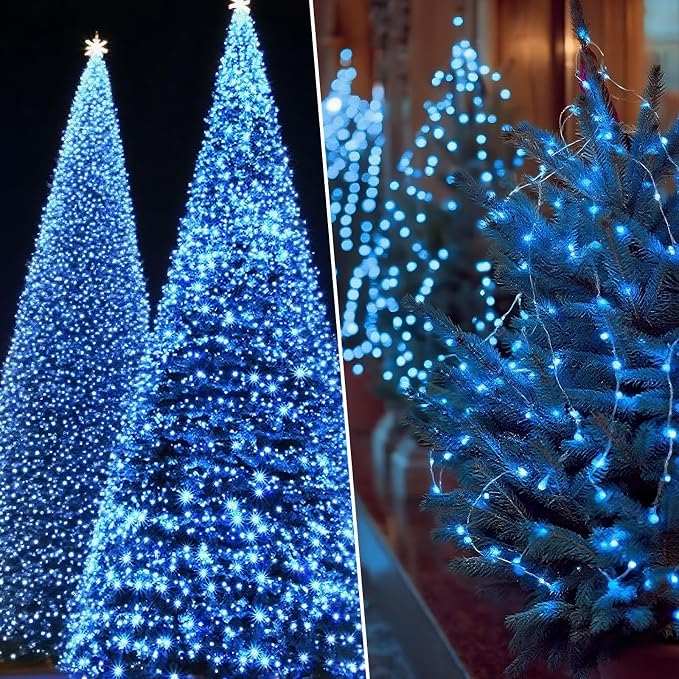 Solar String Lights Outdoor Waterproof 2 Pack Total 66ft 200LED 8 Modes Twinkle - Image 9