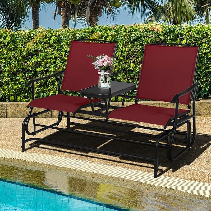 Giantex Outdoor Glider, Rocking Chair - Image 9