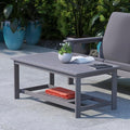 BizChair Two Tiered Commercial Grade Adirondack Coffee Table by BizChair