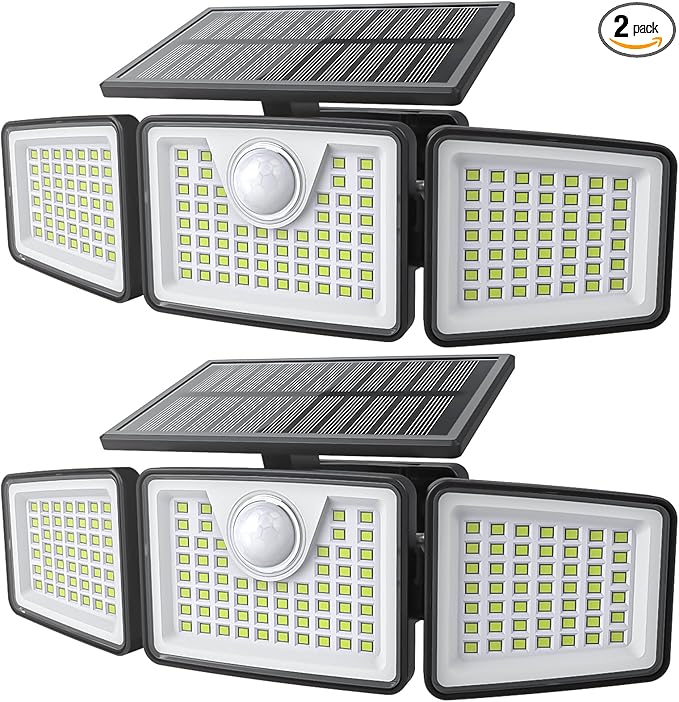 2500LM Solar Lights Outdoor by ChargebySunLightUpHome