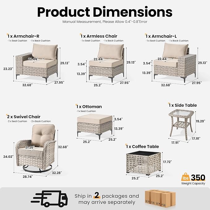 ovios 8-Piece Patio Furniture Set - Image 8