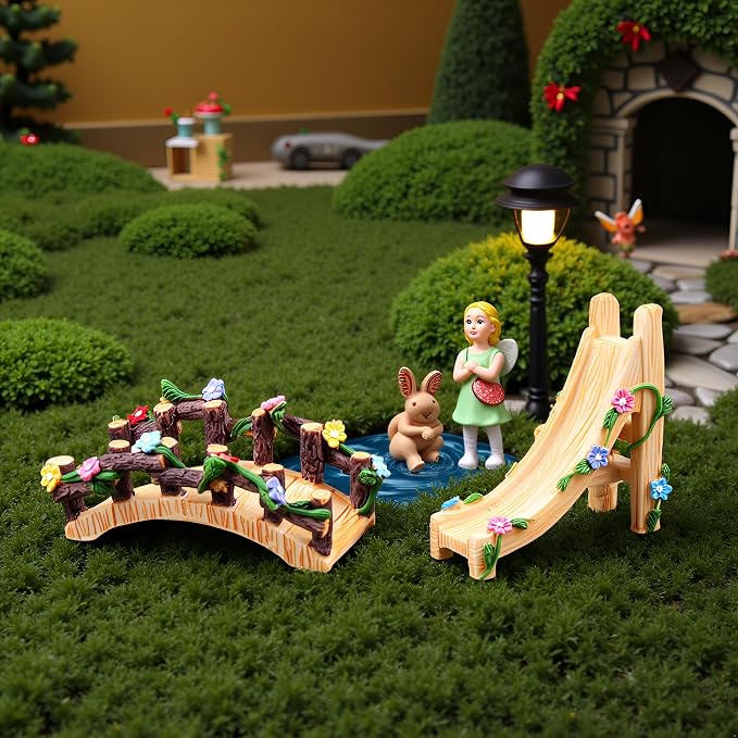 Kai Dream Miniature Fairy Garden Accessories Set, 2 Piece Resin Decorative - Image 6