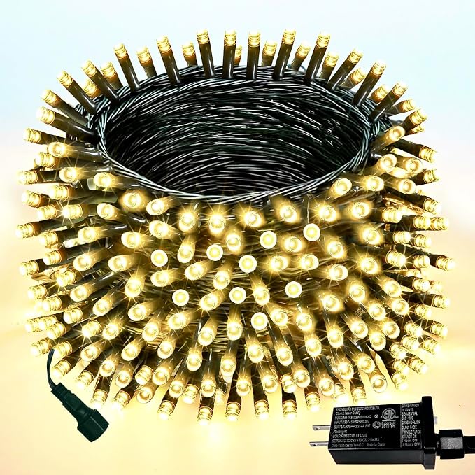 Upgraded 75.8 FT 200 LED Christmas String Lights Outdoor/Indoor, Timer & Memory by PRODUCTS