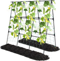 Garden Cucumber Trellis for Climbing Plants Outdoor, 50x48 inch A Frame by OTOSUNNY