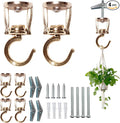 ONIKK Ceiling Hooks for Hanging Plants, Heavy Duty Metal Plant Hooks, Screw in by ONIKK