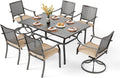 PHI VILLA 7 Pieces Outdoor Dining Set by PHIVILLAThepioneerofcomfortablehouseholdsupplies