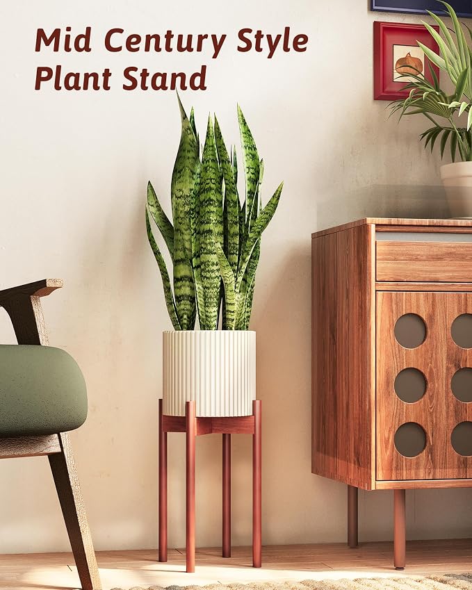 Adjustable Plant Stand Indoor, Bamboo Plant Stand Fits 8 9 10 11 12 Inches - Image 6